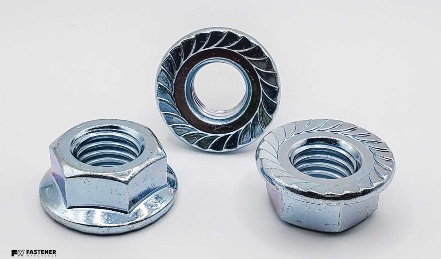 Serrated Flange Nut Zinc - Fastener Warehouse